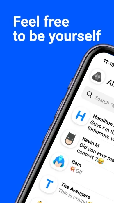 Capturas de pantalla de Alter Messenger