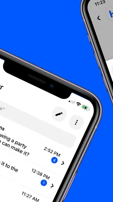 Capturas de pantalla de Alter Messenger
