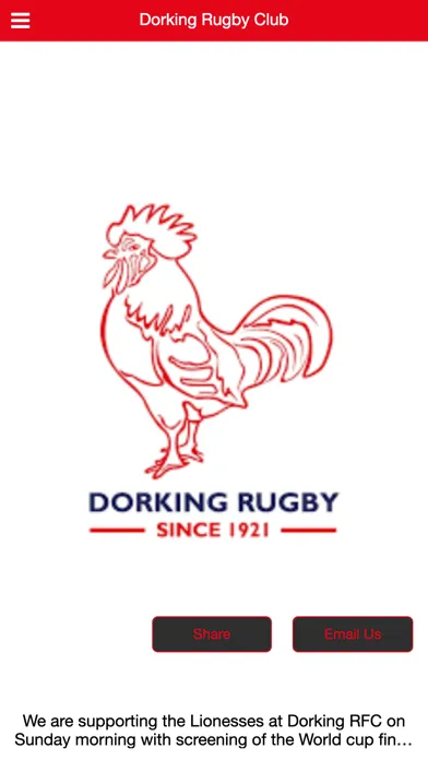 Dorking Rugby Club Screenshots