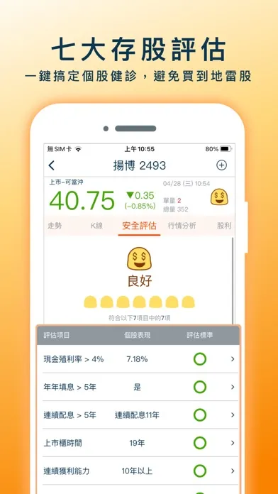 Tangkapan layar 股市殖利率-找出高股息存股好股票