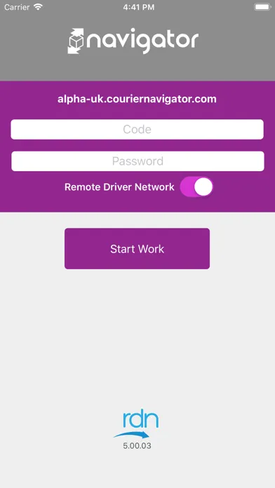 Tangkapan layar Navigator