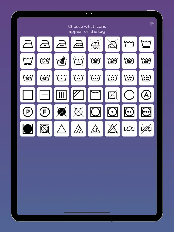 Laundry Guide iPad  স্ক্রিনশট