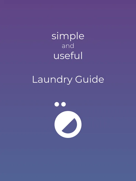 Laundry Guide iPad  স্ক্রিনশট