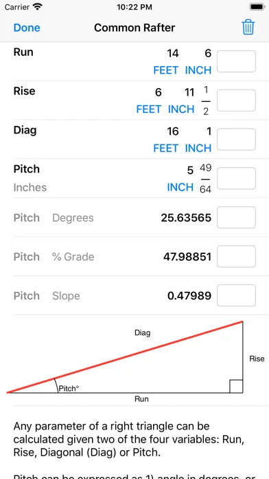 Screenshot di Construction Calculator++