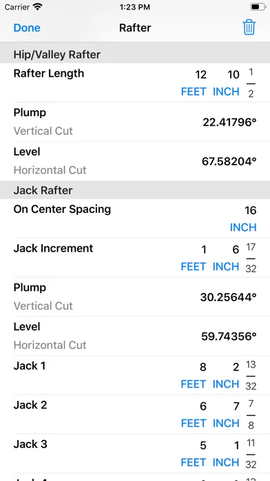 Screenshot di Construction Calculator++