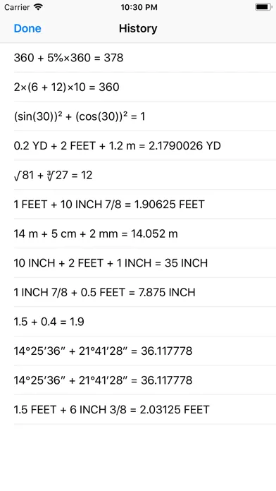 Screenshot di Construction Calculator++