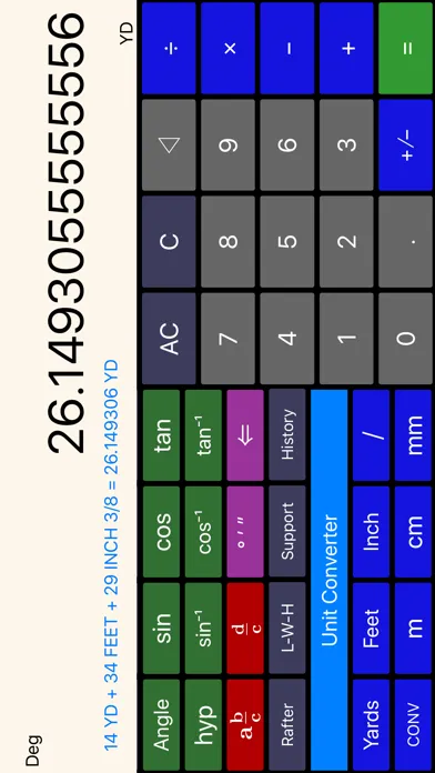 Screenshot di Construction Calculator++