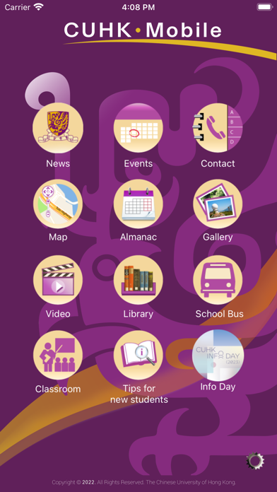 Ảnh chụp màn hình của CUHK Mobile