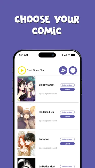 Comic Chat - Make Friends應用截圖