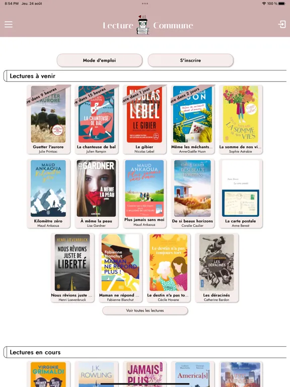 Lecture Commune iPad 應用截圖