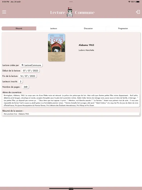 Lecture Commune iPad 應用截圖