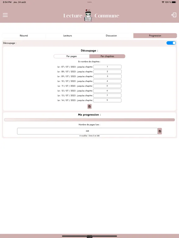 Lecture Commune iPad 應用截圖