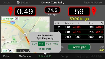 Tangkapan layar Control Zone Rally