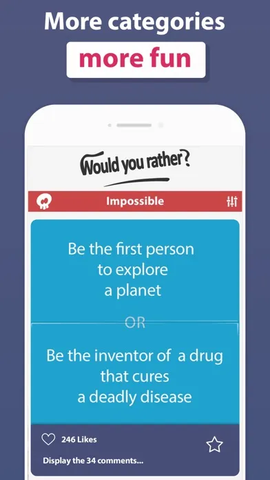 Would you rather? Fun quizzes স্ক্রিনশট