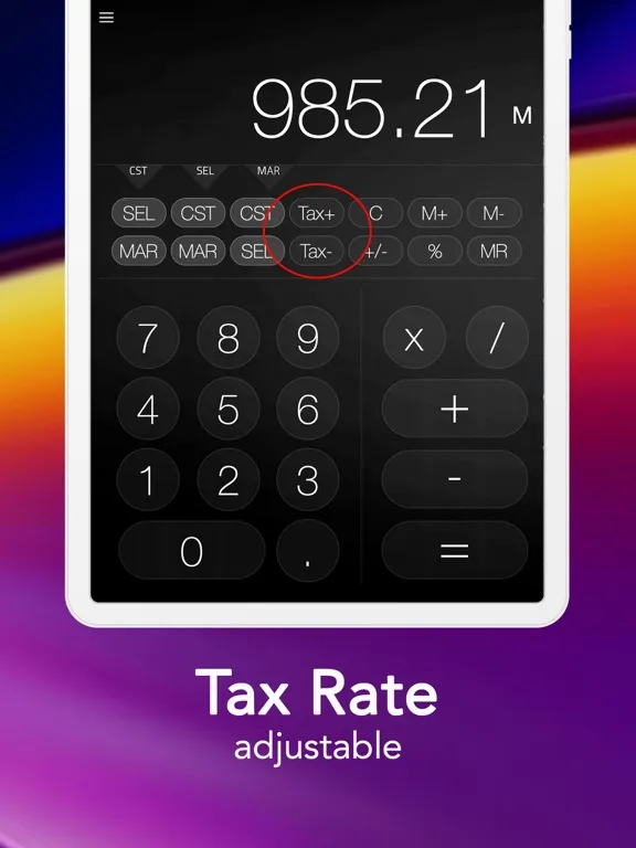 Tangkapan skrin CalculatorBiz iPad 