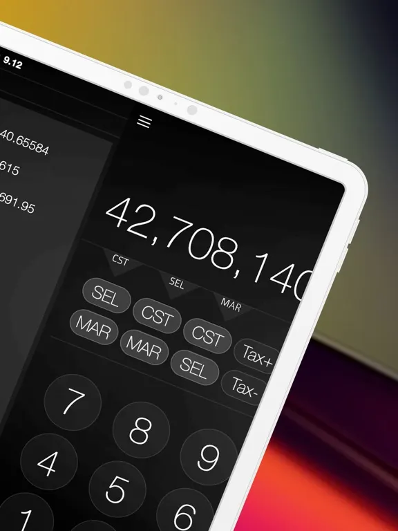 Tangkapan skrin CalculatorBiz iPad 