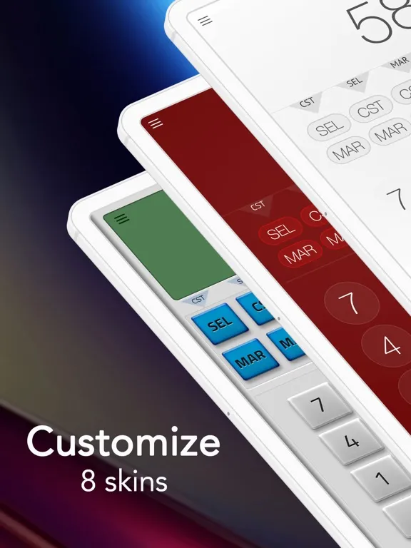Tangkapan skrin CalculatorBiz iPad 
