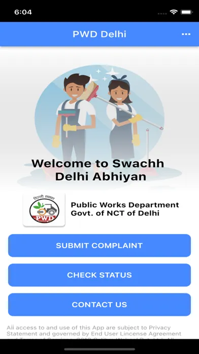 Captures d'écran de PWD Swachh Delhi