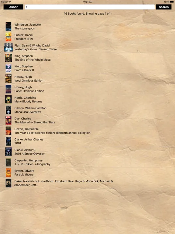 Zrzuty ekranu Calibre Mobile iPad 