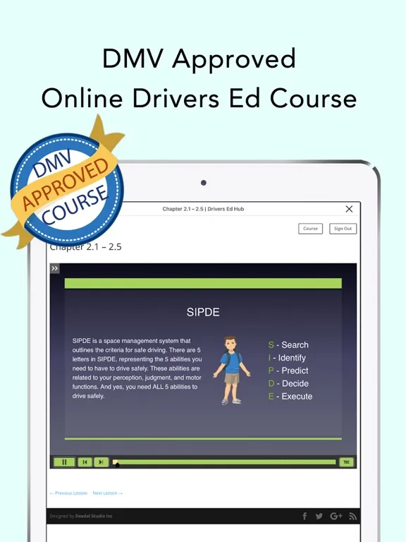 Capturas de tela do California DMV Test iPad 