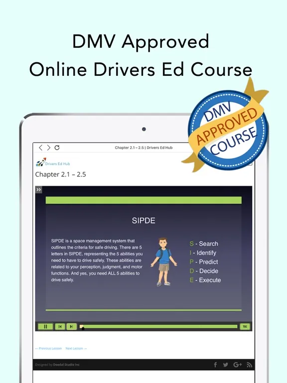 Tangkapan skrin California DMV Permit Test iPad 