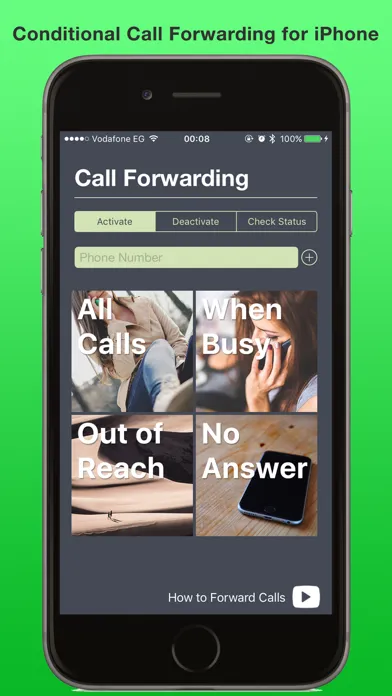 Call Forwarding Screenshots
