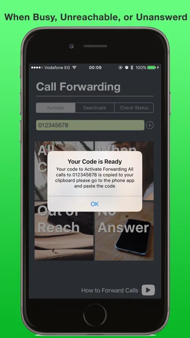 Call Forwarding Screenshots