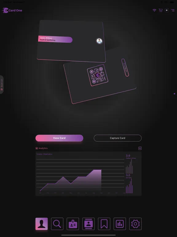 CardOne iPad स्क्रीनशॉट