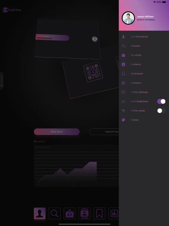 CardOne iPad स्क्रीनशॉट