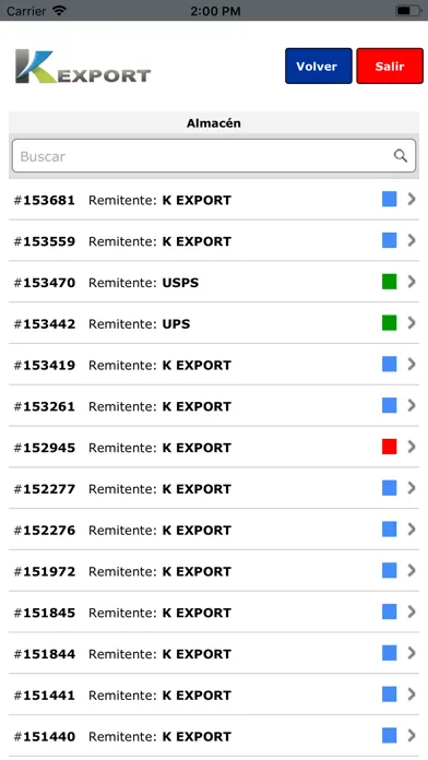 K Export سکرین شاٹس