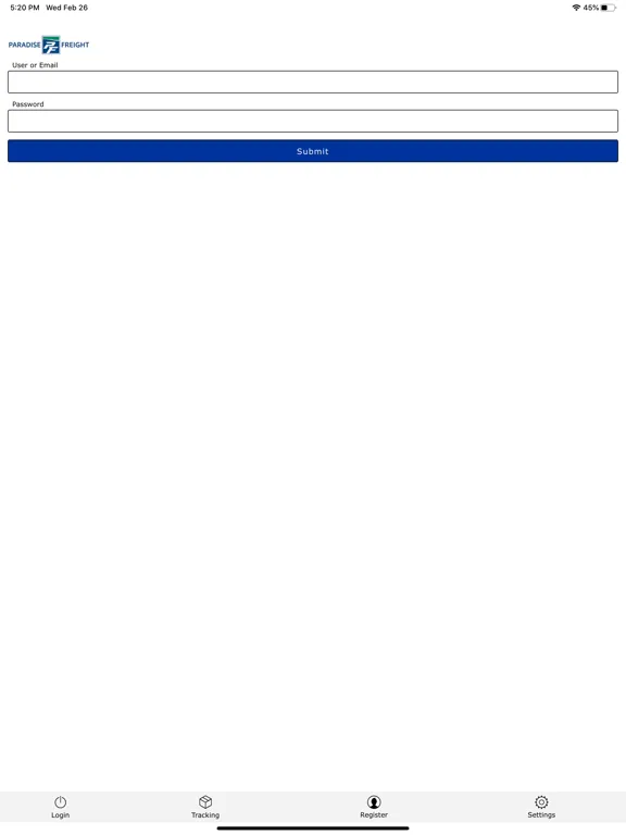 Tangkapan layar Paradise Freight iPad 