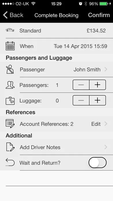 Screenshot di Prestige Cars & Couriers