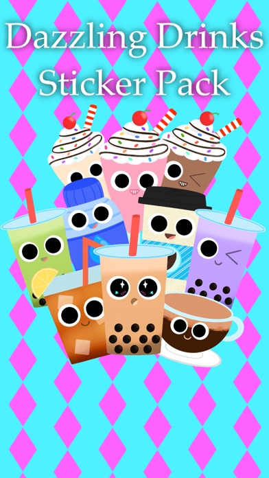 Capturas de pantalla de Dazzling Drinks Sticker Pack