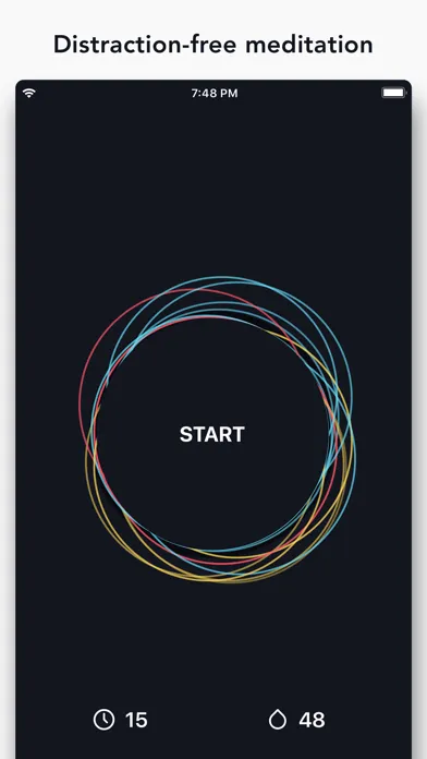 Tangkapan layar Center Meditation Timer