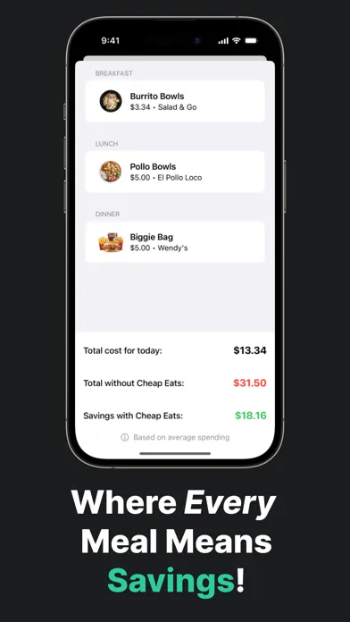 Cheap Eats: Food Finder應用截圖