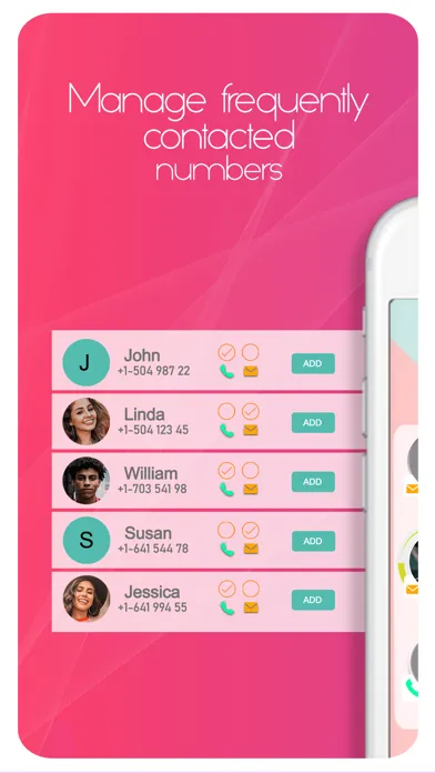 My Contacts Home Screen Widget Screenshots