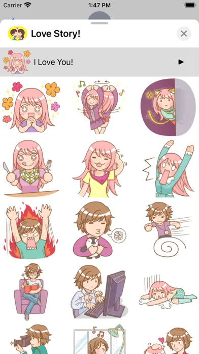 Honey Stickers! 스크린샷