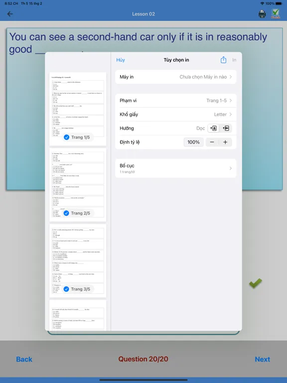 English Eval Comprehensive iPad  Ekran Görüntüleri
