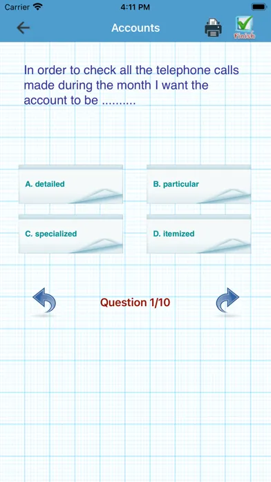 Skill Levels: ESL/EFL Tests Screenshots