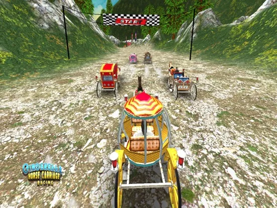 Ảnh chụp màn hình của Cinderella Horse Cart Racing iPad 