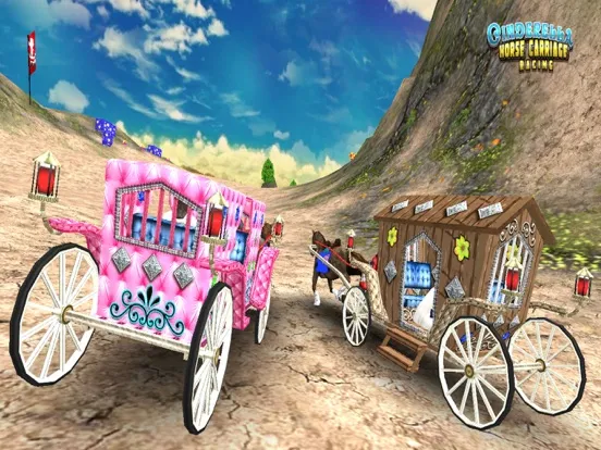 Ảnh chụp màn hình của Cinderella Horse Cart Racing iPad 
