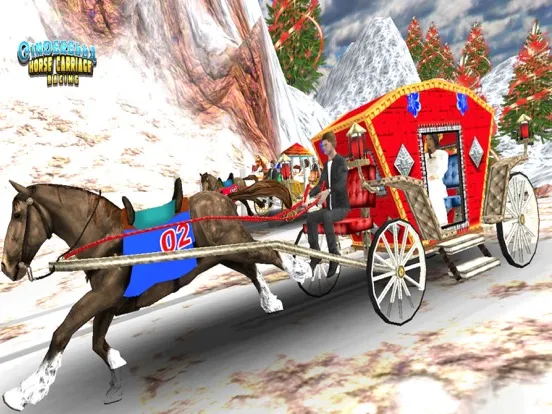 Ảnh chụp màn hình của Cinderella Horse Cart Racing iPad 