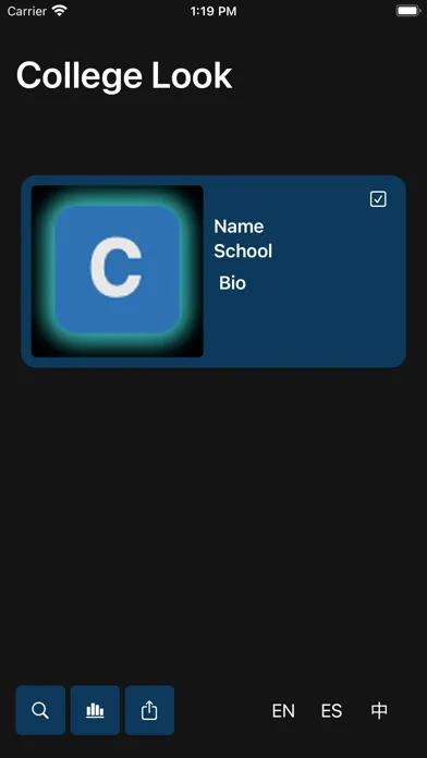 Capturas de pantalla de CollegeLook