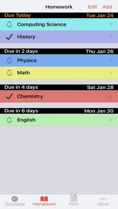 تصاویر College/University Schedule