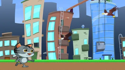 Tangkapan skrin City Cat Running Street