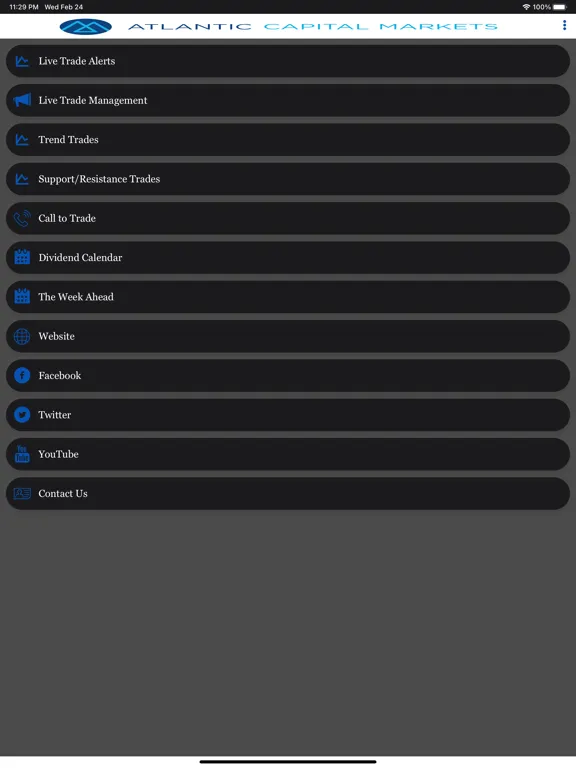 Atlantic Capital Markets iPad  سکرین شاٹس