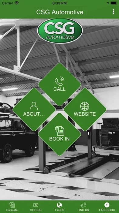 Ảnh chụp màn hình của CSG Automotive App