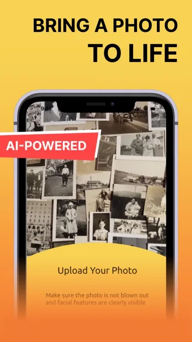 ภาพหน้าจอของ Nostalgia AI - Come to Life
