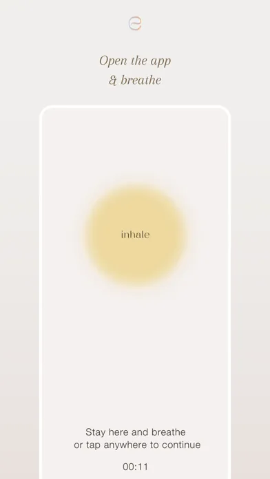 Exhale App स्क्रीनशॉट