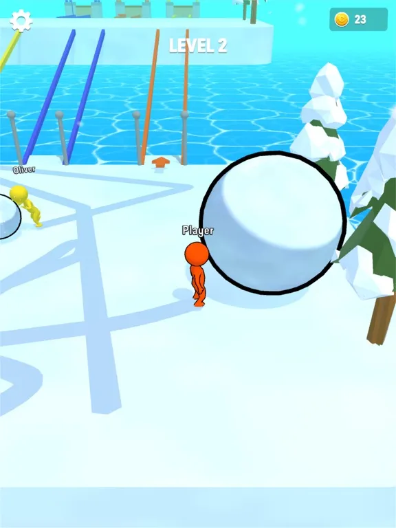 Casual Games：Snowball iPad  스크린샷